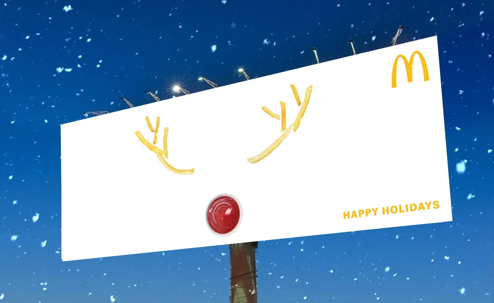McDonald's Christmas OOH ideas — CYPRUS