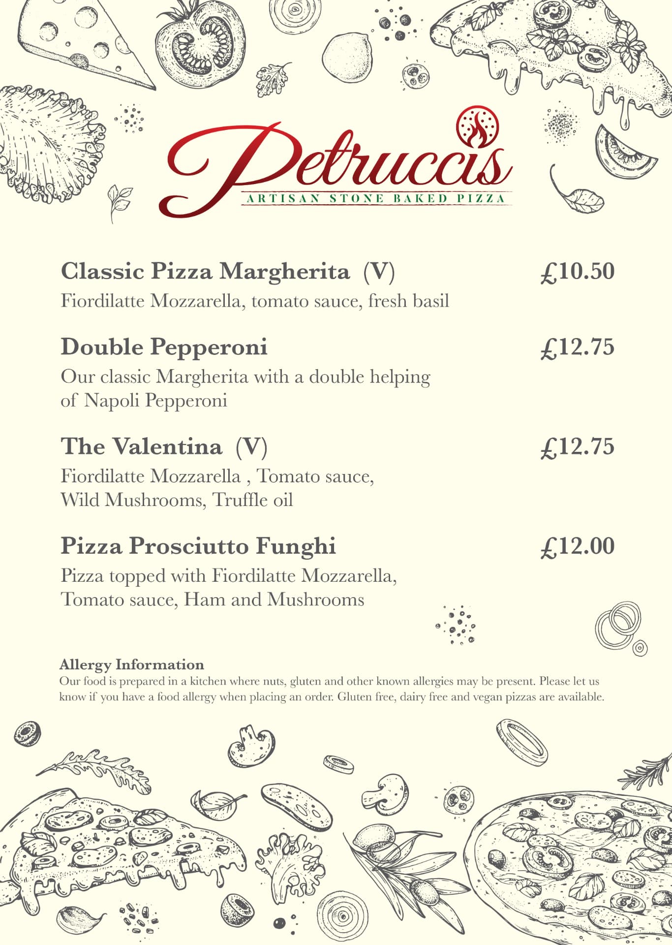 THE MENU — PRINT DESIGN
