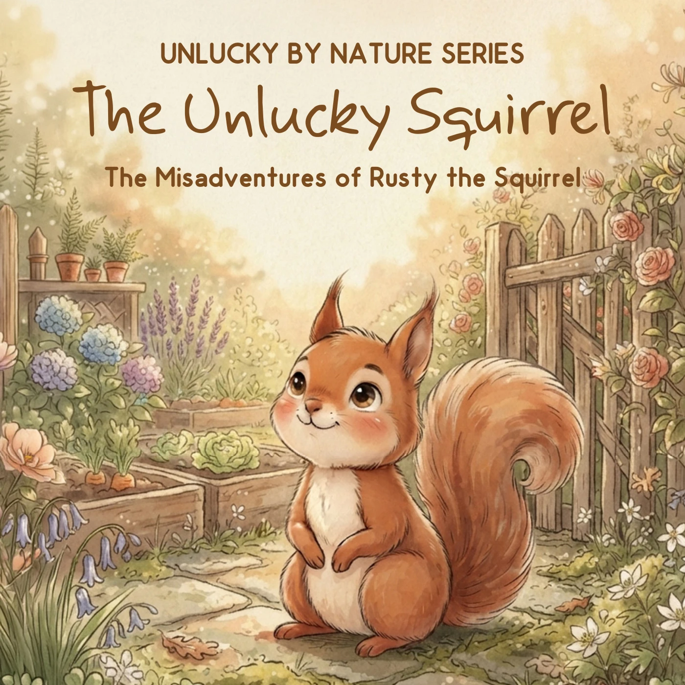 The Unlucky Squirrel — original cover featuring Rusty the Squirrel