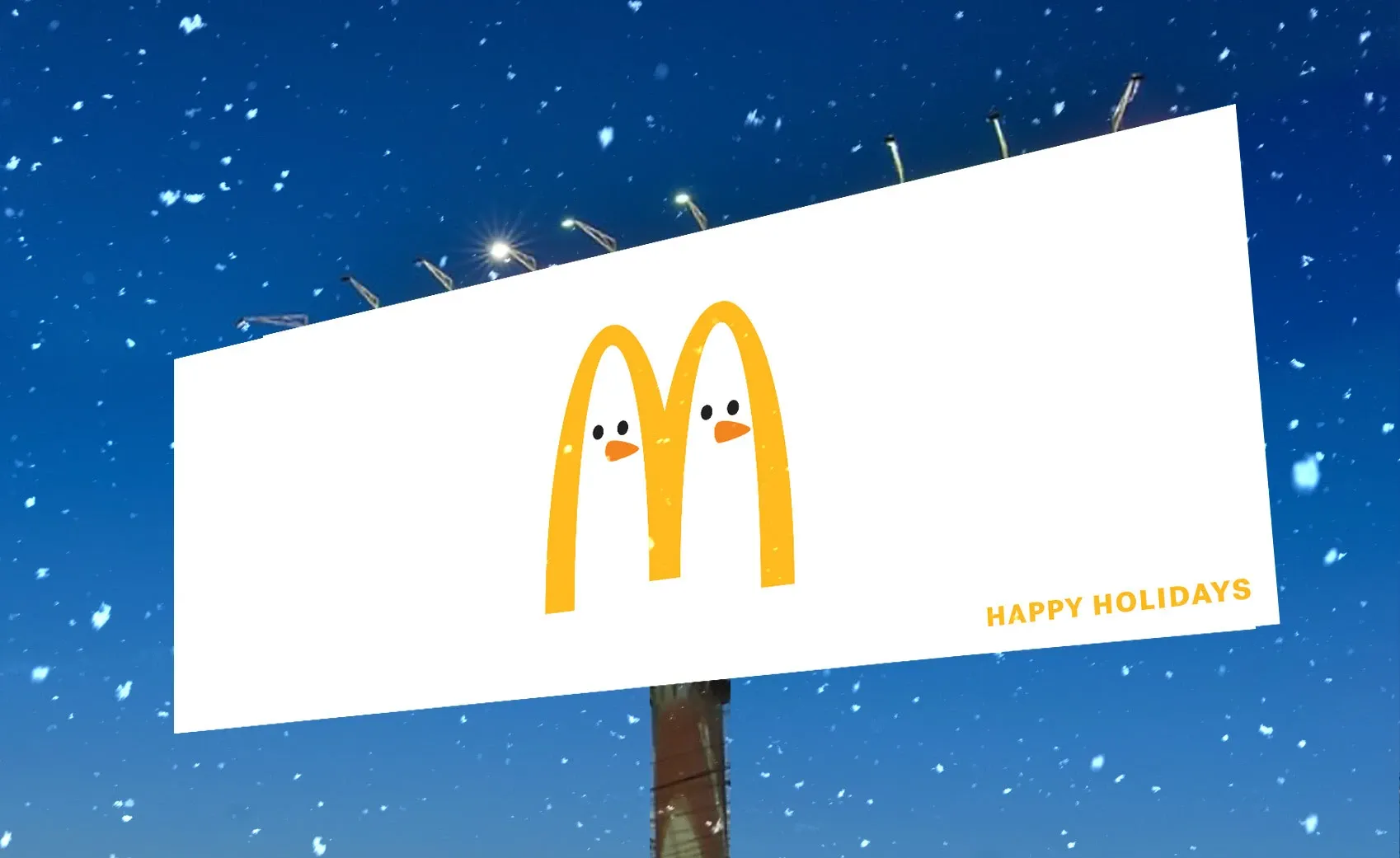 McDonald's Christmas OOH ideas — CYPRUS