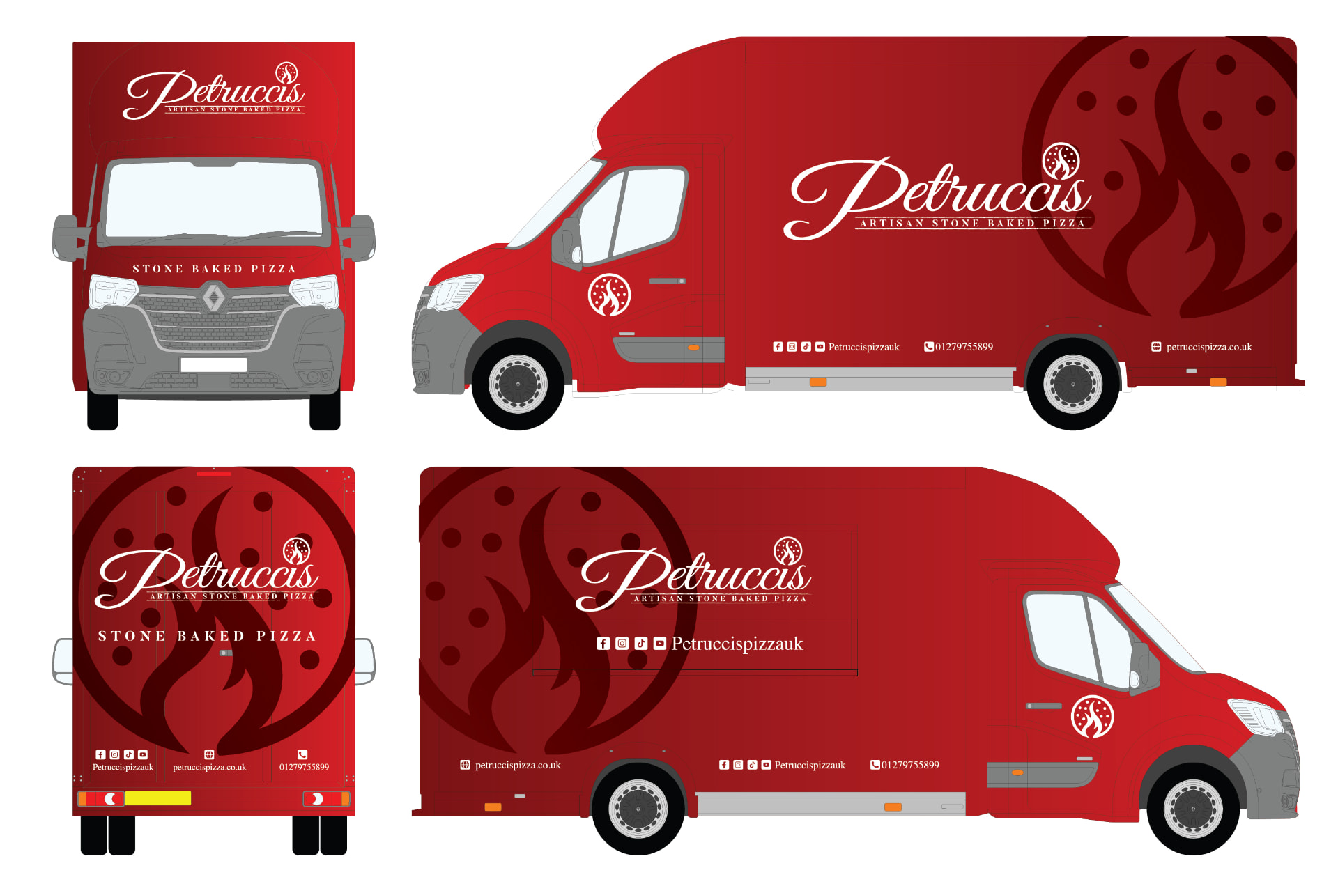 PIZZA TRUCK — LIVERY DESIGN