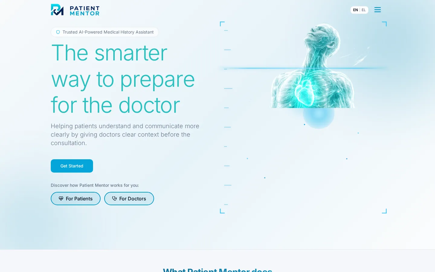 PATIENT MENTOR website